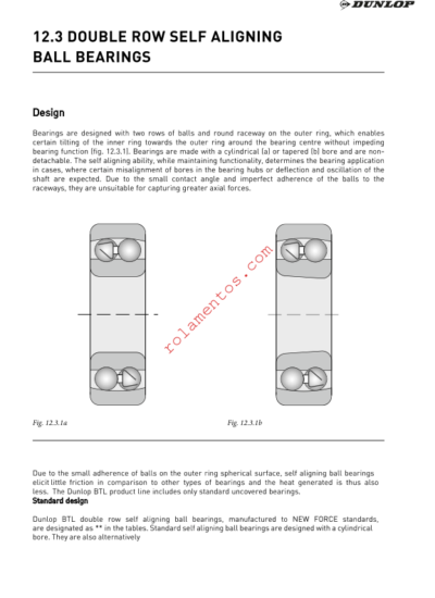 catálogo de rolamentos autocompensadores de esferas DUNLOP 2016 - inglês - Image 3
