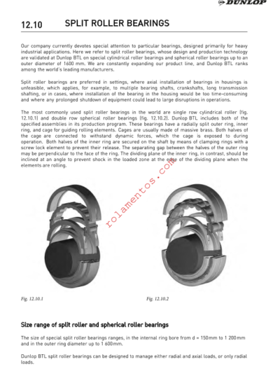 catálogo de rolamentos autocompensadores de rolos bibartido DUNLOP 2016 - inglês - Image 3
